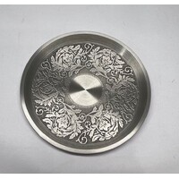 Set of 6 Acanthus Pewter Coasters