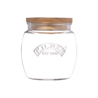 Universal 850ml Storage Jar with Acacia Wooden Lid