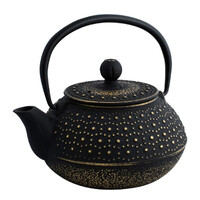 Cast Iron Black/Gold Imperial 800ml Teapot