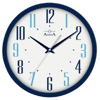 Blue Analogue Quartz Wall Clock with Full-figured Numerals - CL20-A8356C