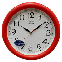 30cm Round Wall Clock Red Case - CL3039-R