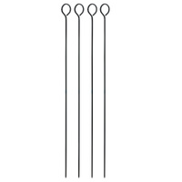 Set of 4 Non-Stick BBQ 38cm Skewers