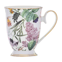 Ashdene Romantic Garden White Footed Mug