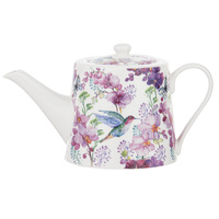 Birds & Blooms Collection 900ml Fine Bone China Infuser Teapot