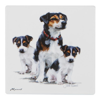 Puppy Love Collection Jack Russell 10cm Square Ceramic Coaster