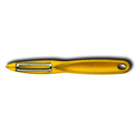 Yellow Universal Peeler with Double Edge Serrated Blade 7.6075.4