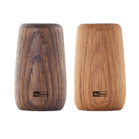 AdHoc Yoko Oak Wood 7.5cm Pepper and Salt Shaker Set