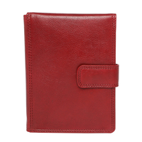 Scarlet Soft Cow Leather RFID Protected Passport Wallet