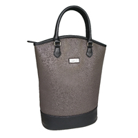 Sachi Charcoal Two Bottle Insulated Wine Tote