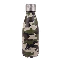 Camo Green 350ml Stainless Steel Double Wall Insulated Drink Bottle