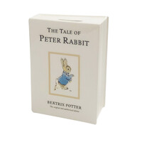 Beatrix Potter Ceramic The Tale of Peter Rabbit Money Bank