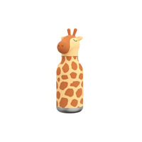 Asobu Brown Giraffe Bestie 460ml Vacuum Insulated Bottle