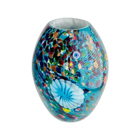 Coloured Glass Scarcelle Vase