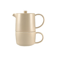 Maxwell & Williams Cafe Life 450ml Porcelain Tea For One with Infusers