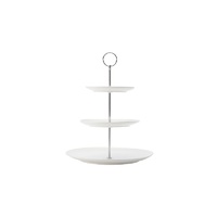 White Basics Diamonds 3 Tier Cake Stand