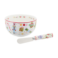 Jolly Joy Joy Nutcracker Dip & Spreader Set