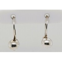 Sterling Silver 6mm Euroball Earrings CLEARANCE