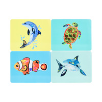 Pete Cromer Ozzie Ocean Set of 4 Assorted Placemats