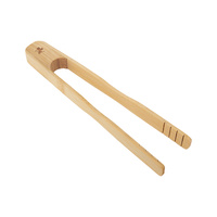 Evergreen 21cm Bamboo Toast Tongs