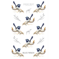 Jeremy Boot Blue Wren Cotton Tea Towel