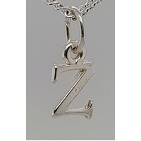 Sterling Silver Initial Z Charm/Pendant