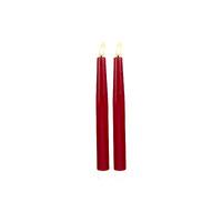 Maxwell & Williams Set of 2 Let's Get Lit LED 24cm Flameless Taper Candles