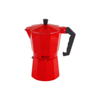 Maxwell & Williams Blend Red 9 Cup Traditional Stovetop Espresso Maker