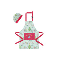 Jolly Joy Joy Children's Christmas Apron & Chef Hat Set