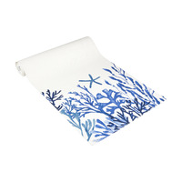 Maxwell & Williams Blue Coral 150 x 33cm Cotton Table Runner