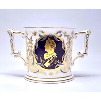Royal Crown Derby Loving Cup H.M. Queen Elizabeth (The Queen Mother) 1990 Number 100