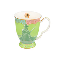 Maxwell & Williams Wicked Collection Pink Goes Good With Green Elphaba 300ml Footed Mug