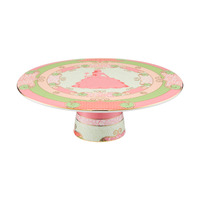 Maxwell & Williams Wicked Collection Pink Goes Good With Green Glinda 28cm Footed Cake Stand