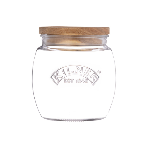 Universal 850ml Storage Jar with Acacia Wooden Lid