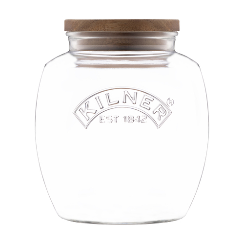 Universal 2 Litre Storage Jar with Acacia Wooden Lid