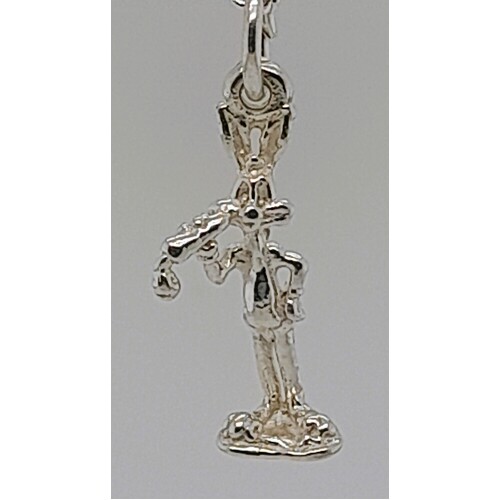 Sterling Silver Bugs Bunny Charm/Pendant