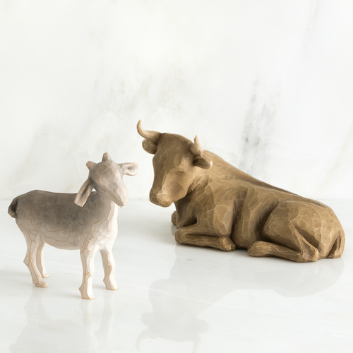 Willow Tree Nativity Collection Ox and Goat Figures