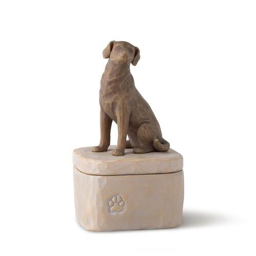 Willow Tree Love My Dog (dark) Keepsake Box