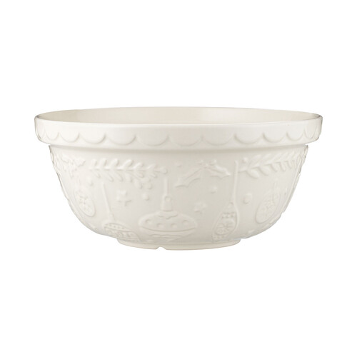 Merry & Bright 3 Litre Cream Mixing Bowl