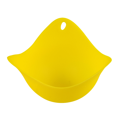 Set of 2 Yellow Silicone Egg Poachers