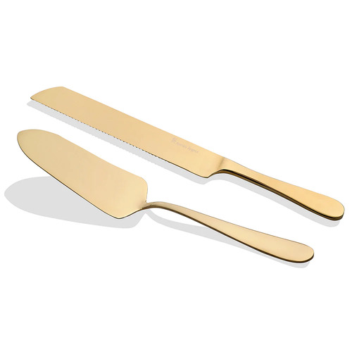 Albany Gold Cake Knife & Server