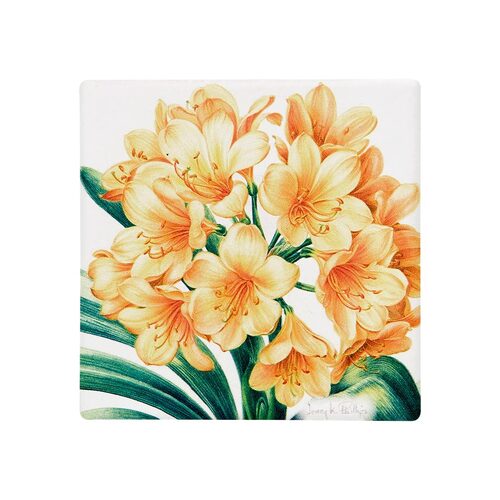 Jenny Phillips Clivia Ceramic Coaster