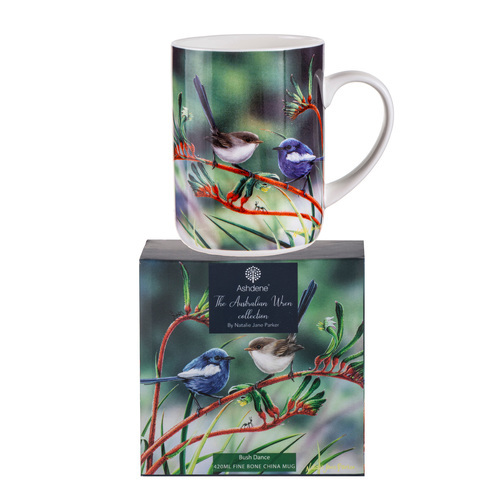 The Australian Wren Collection Bush Dance 420ml Fine Bone China Mug