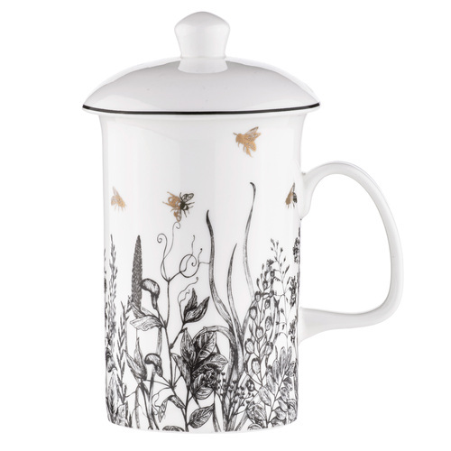 Queen Bee 3 Piece 350ml Infuser Mug