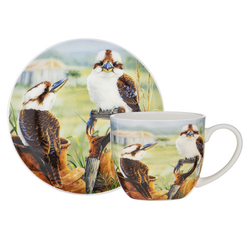 A Country Life 230ml Fine Bone China Countrysiders Cup & Saucer