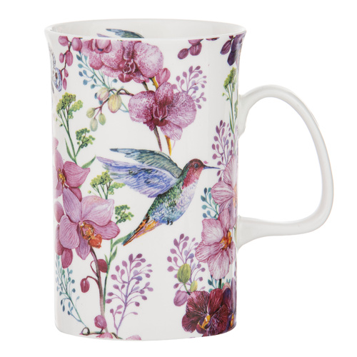 Birds & Blooms Collection 370ml Fine Bone China Can Mug