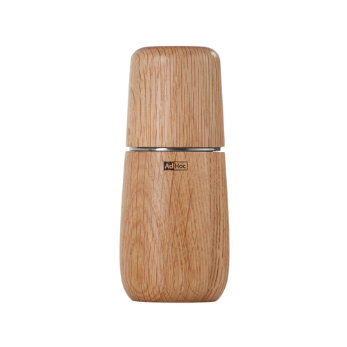 AdHoc Yono 12.5cm Light Oak Wood Pepper/Salt Mill