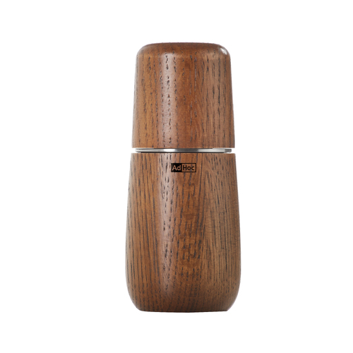 AdHoc Yono 12.5cm Dark Oak Wood Pepper/Salt Mill