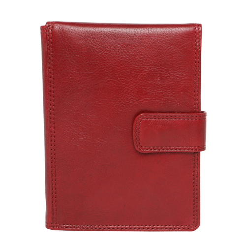 Scarlet Soft Cow Leather RFID Protected Passport Wallet