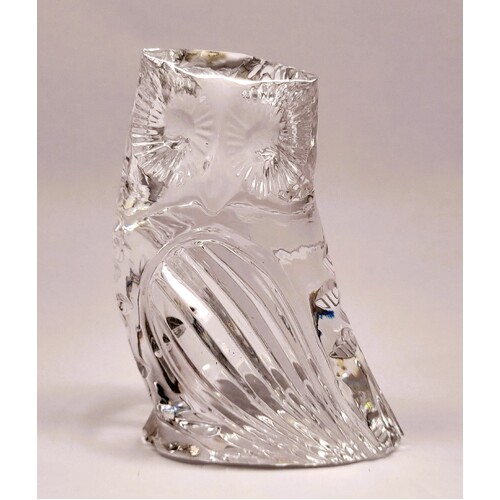 Waterford Crystal Owl Paperweight 837.983.4400