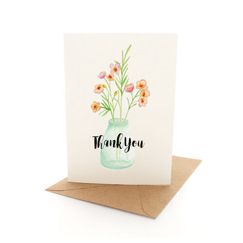 Geraldton Wax Thank You Card